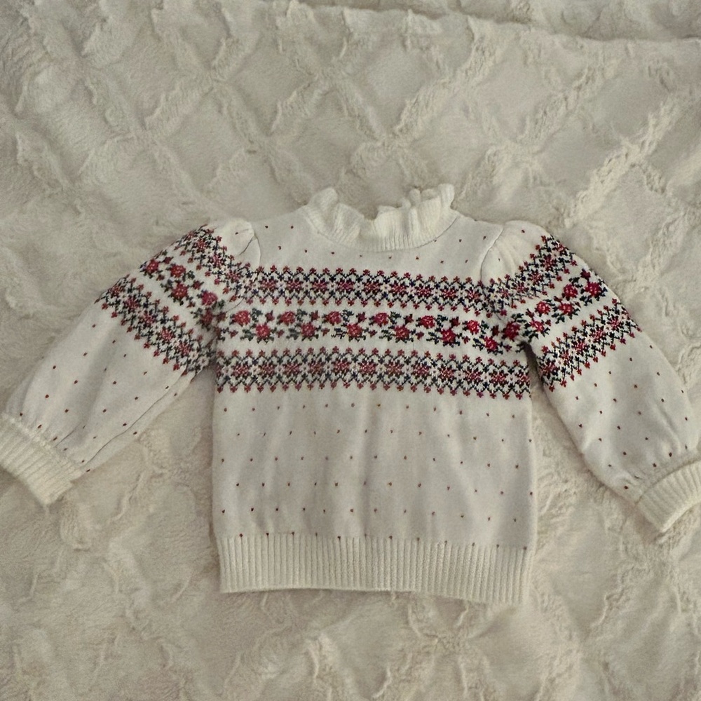 Janie and Jack Knit Sweater 12-18 months